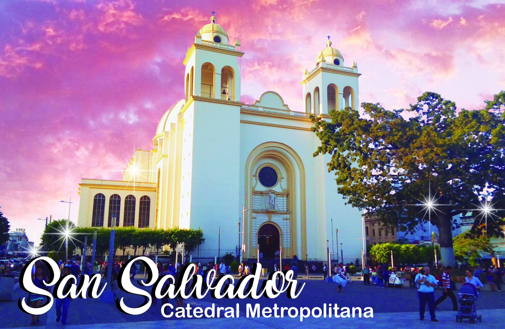 Magneto rectangular Catedral Metropolitana de San Salvador
